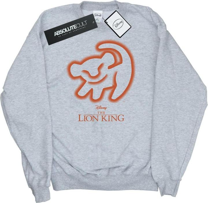 Actual product image Disney Girls The Lion King Cave Drawing Sweatshirt (152, 158)