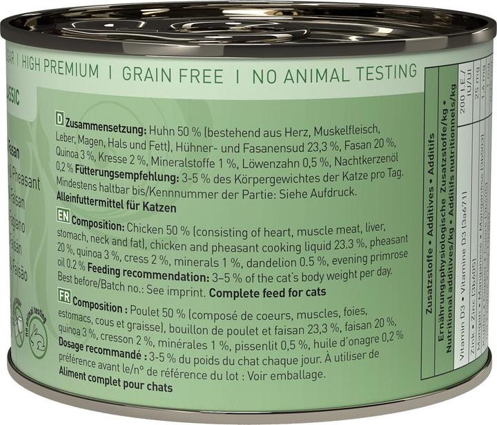 Immagine prodotto Catz Finefood No.15 Pollo e fagiano (Adulto, 6 pz., 250 g)