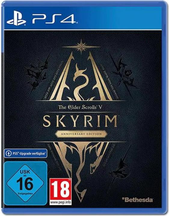 Actual product image Bethesda The Elder Scrolls 5: Skyrim Anniversary Edition (Free upgrade to PS5) (PS4, DE)