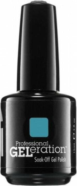 Actual product image Jessica Geleration Gel Nail Faux Fur Blue
