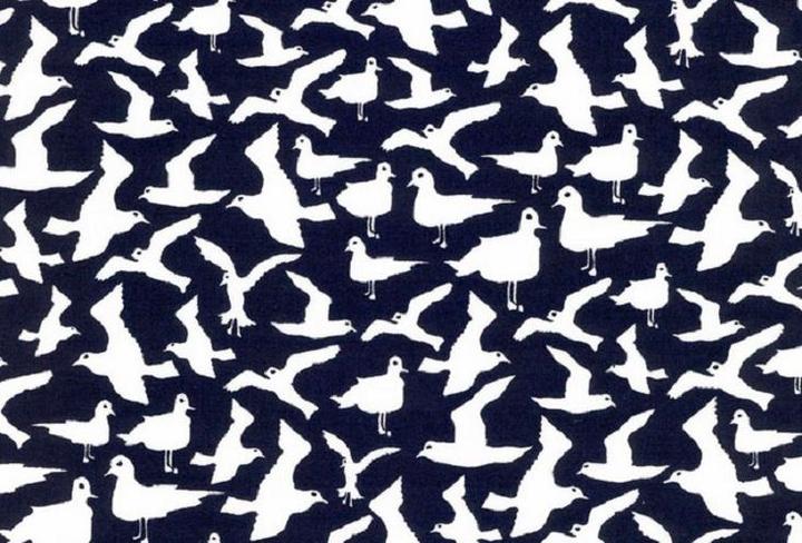 Actual product image Westfalenstoffe Seagull" cotton fabric, 150 cm wide, by the metre