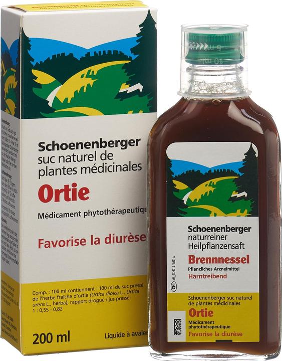 Image du produit Schönenberger ortie suc de plantes médicinales sirop