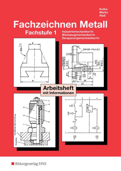 Immagine prodotto Technisches Zeichnen / Fachzeichnen / Fachzeichnen Metall (Tedesco, Helmut Riess, Giuseppe Marku, Helmut Kutka, 1993)