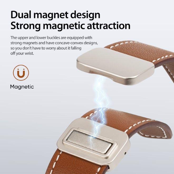Immagine prodotto Dux Ducis Cinturino YA (38 mm, 40 mm, 41 mm, Vera pelle, Apple Watch Series 1, Apple Watch Series 2, Apple Watch Series 3, Apple Watch Serie 4, Apple Watch Serie 5, Apple Watch Serie 6, Apple Watch Series 7, Apple Watch Series 8, Apple Watch Series 9, Apple Watch SE)
