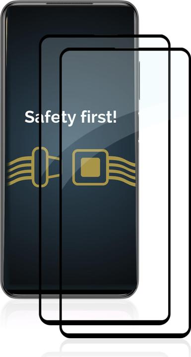 Immagine prodotto Savvies Protezione dello schermo in vetro blindato a schermo intero (2 Pezzo/i, Xiaomi Redmi Nota 10 5G)
