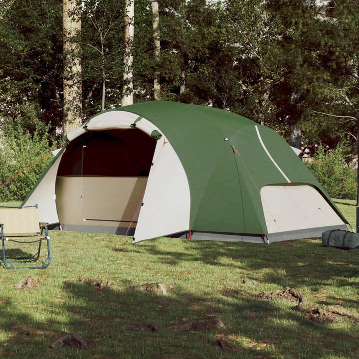 Actual product image VidaXL Camping tent 8 persons 360 x 430 x 195 cm 190T Taffeta (Dome tent, 10.10 kg, 8 persons)