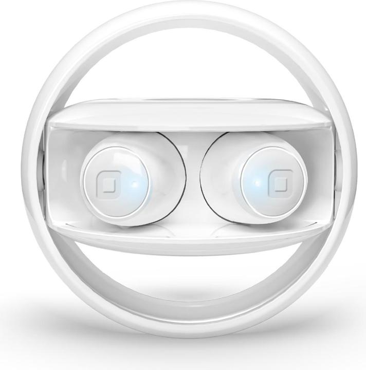 Actual product image SBS TWIN SPIN headphones with 350mAh charging station white (90 h, Wireless)