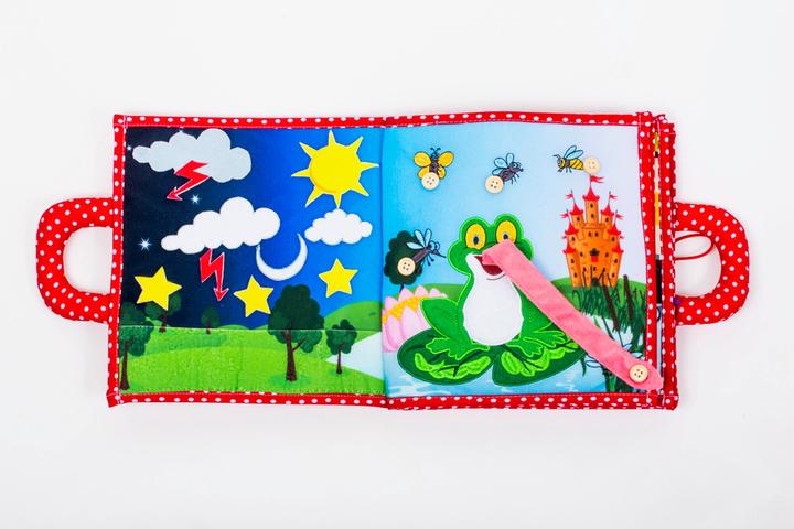 Actual product image Piqipi Quiet Book Cloth Book Girl Edition (Multilingual)