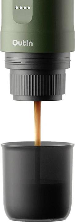 Actual product image No Name OutIn Nano espresso machine green