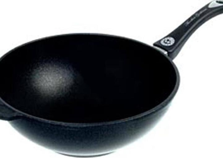 Image du produit AMT Wok à induction ø28cm, H : 11 cm avec manche (28 cm, Wok)