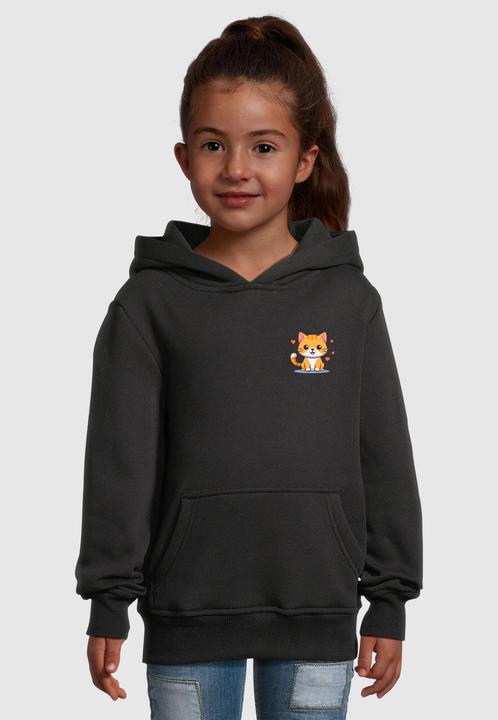 Immagine prodotto Merchcode Kids Cute Cat - Basic Hoody - 184763 (134)