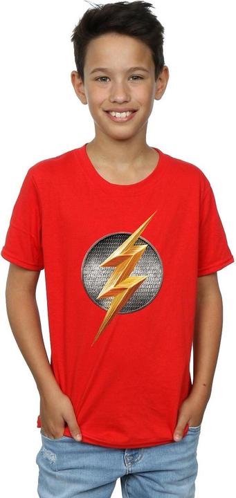 Immagine prodotto Justice League Movie Flash Emblem Maglietta Ragazzi (140, 146)