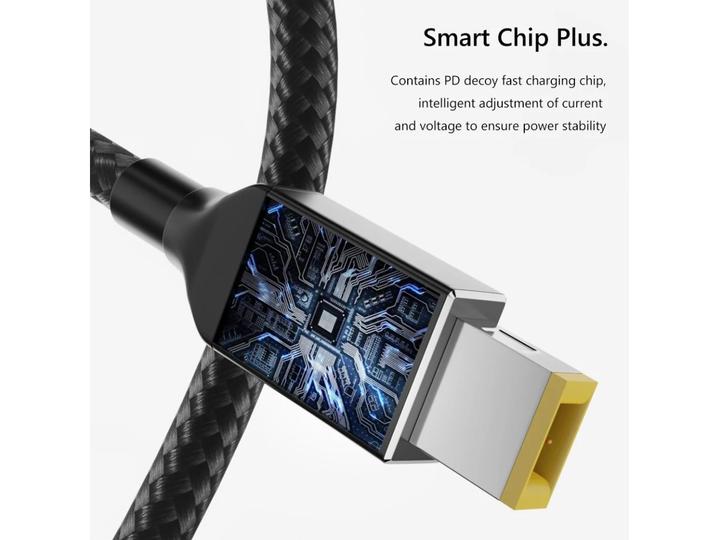 Produktbild PowerGuard USB-C Lenovo Notebook PD Fast Charge 2m (Lenovo Square 10.5 x 4.2mm) 135W (135 W)