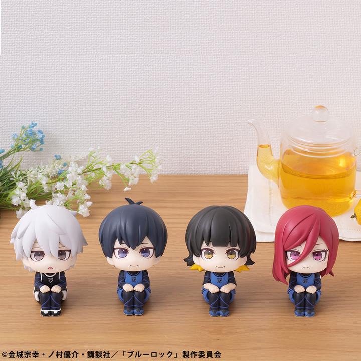 Actual product image Megahouse Blue Lock statuettes PVC Look Up Hyoma Chigiri & Seishiro Nagi Limited Ver. 11 cm