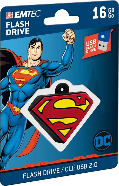 DC Comics Collector Superman (16 GB, USB 2.0, USB-A)