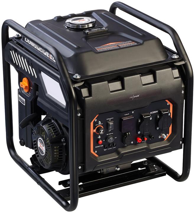 Image du produit Revolt Générateur à essence inverter, écran, 1x 230V, 1x 12V, 2x USB (15 l)
