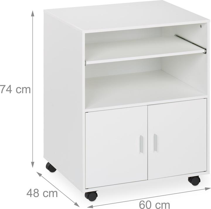 Produktbild Relaxdays Rollcontainer (60 x 48 x 74 cm)