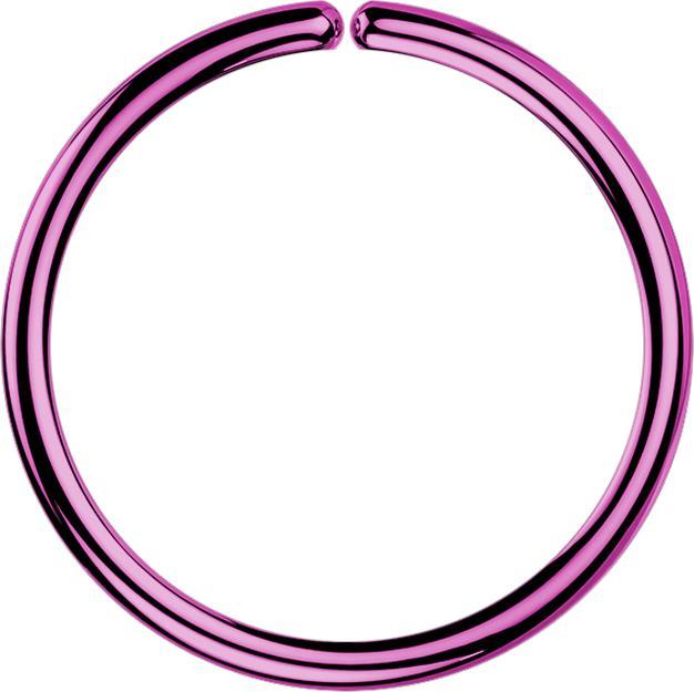 Actual product image Star Piercing Micro Piercing Ring purple with Titanium Coating (Surgical steel 316L, without brass)