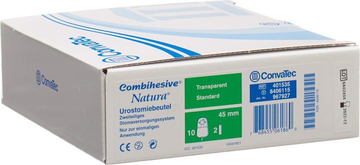 ConvaTec Uro Beutel Knickversch 550ml 45mm (10 Stück, 10000 ml, 500 g)