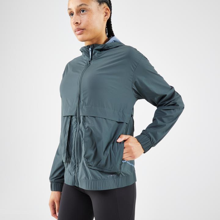 Image du produit Kiprun Veste de course à pied coupe-vent pour femme - Run 500 Wind vert (36)