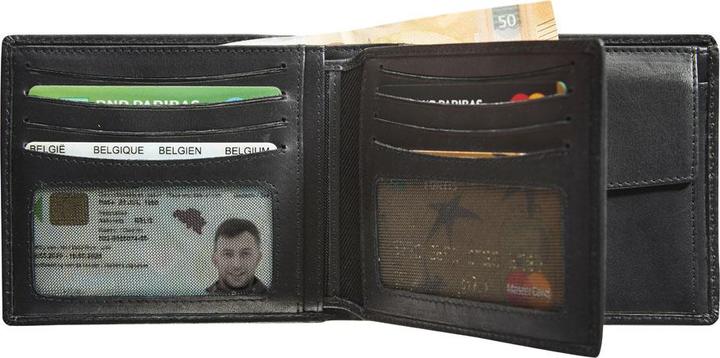 Actual product image Maverick Urban Classic wallet leather - black