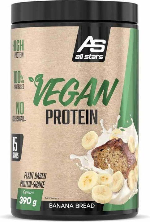 Produktbild All Stars Vegan Protein (390G Dose) (Banane, 1 Stk., 400 g)
