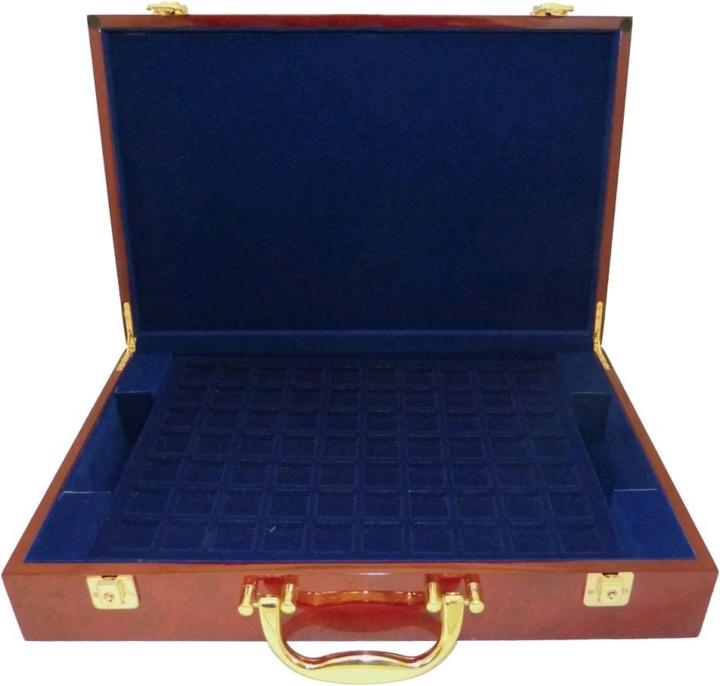 Actual product image Safe Lacquered wood case fdiv. coins