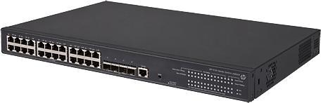 Actual product image HPE FlexNetwork 5130 24G PoE+ 4SFP+ (370W) EI (24 Ports)