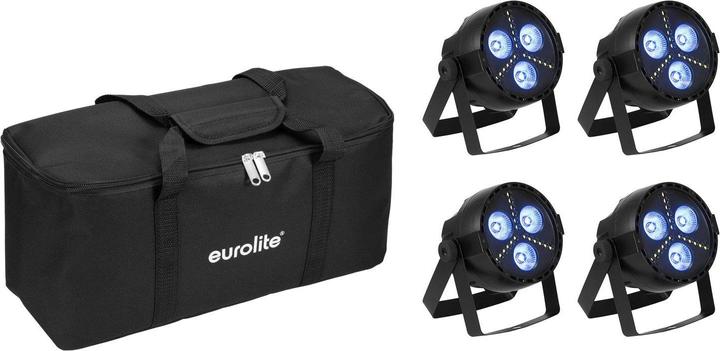 Produktbild Eurolite Set 4x LED PARty Hybrid Spot + Soft-Bag