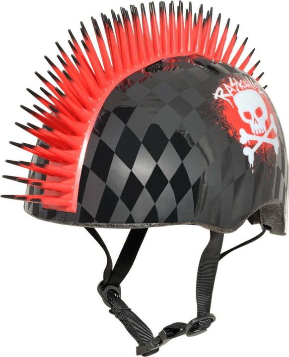 Produktbild C-Preme Unisex Jugend x Fahrradhelme, Totenkopf Hawk rot, S (50cm-54cm) (50 - 54 cm)