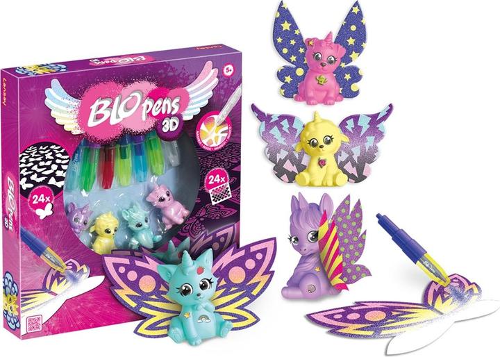 Actual product image Blopens Spray Pen Set 3D Animals