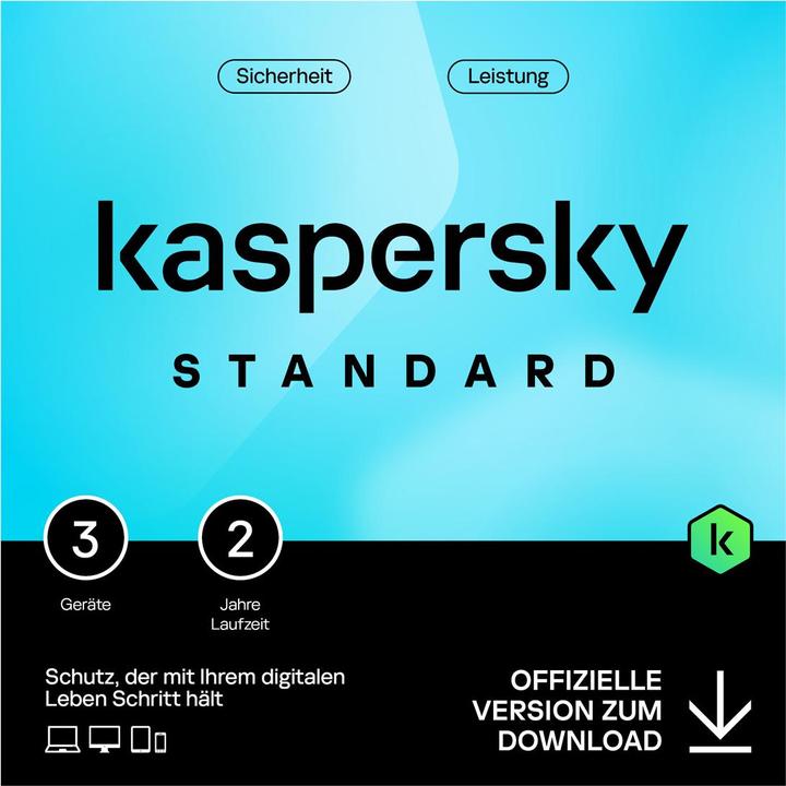 Kaspersky Standard 3device 2year Download (3 User, 1 Geräte/User, 24 Monate)