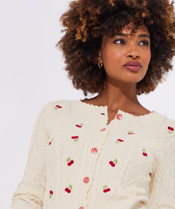 Produktbild Joe Browns Cherry Cable Knit Cardigan (38)