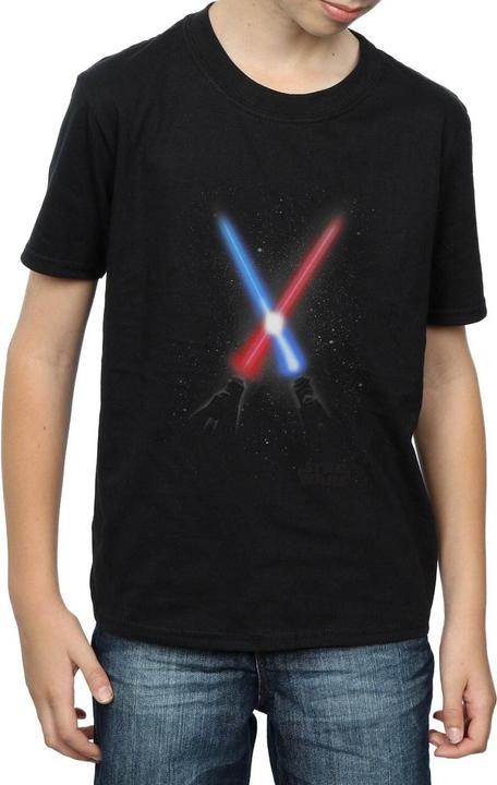 Produktbild Star Wars Crossed Lightsabres TShirt Jungen (140, 146)