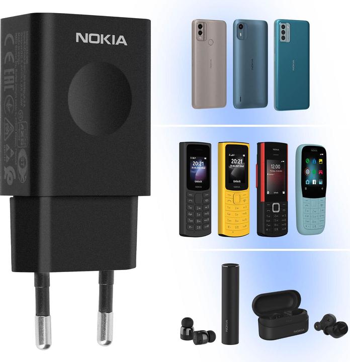 Actual product image Nokia CH-35E Mains adapter with USB connection (5 W)