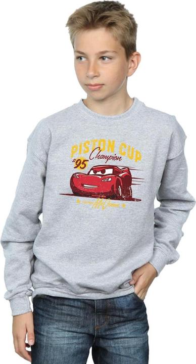Actual product image Disney Boys Cars Piston Cup Champion Sweatshirt (128)