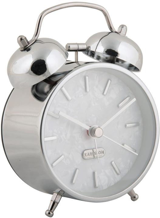 Actual product image Karlsson Classic alarm clock Pearl Glow Silver