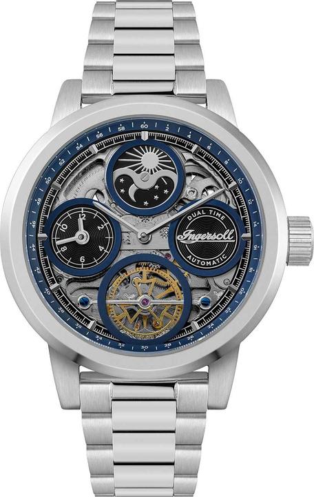 Ingersoll 1892 Ingersoll I16003 Herrenuhr The Arc Automatik 44mm 5ATM (Skeleton-Uhr, 44 mm)