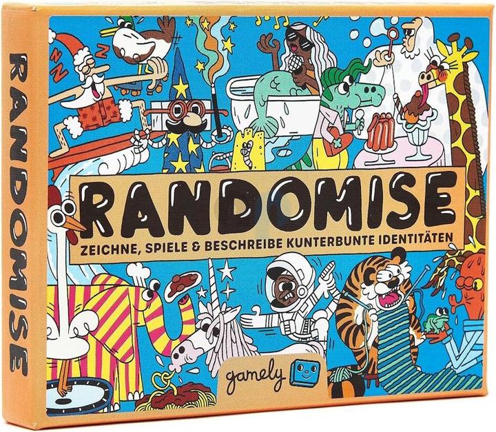 Produktbild Gamely RANDOMISE - Zeichne, Spiele & Beschreibe kunterbunte Identitäten (Deutsch)