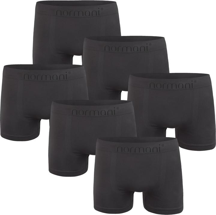 Immagine prodotto Normani 6 Stück Mikrofaser-Boxershorts für Herren aus Nylon (S/M, confezione da 6)