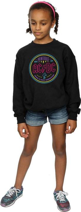 Produktbild AC/DC Circle Neon Sweatshirt Mädchen (140, 146)