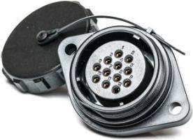 Immagine prodotto Rs Pro Connettore di alimentazione Presa a pannello, 12 poli 10A, connessione a saldare IP68