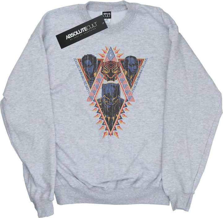 Black Panther Tribal Heads Sweatshirt