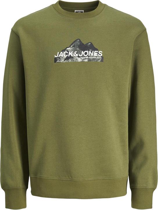 Jack & Jones Jcomountain Logo Sweat Crew Neck Sn Mni
