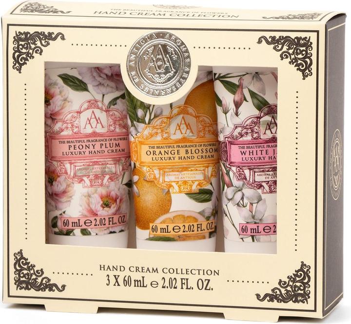 The Somerset Toiletry Company Handcreme-Set Triple AAA, 3x60ml - Pfingstrose, Orangenblüte, Weisser Jasmin (180 ml)