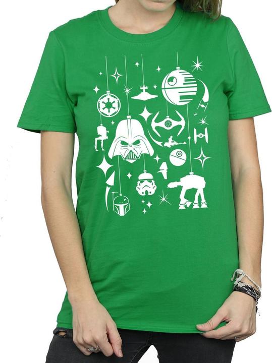 Produktbild Star Wars Christmas Decorations TShirt (L)