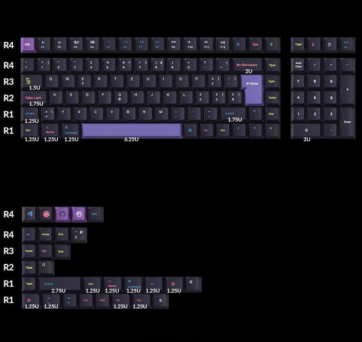 Actual product image Keychron ISO-CH (136 Keys)