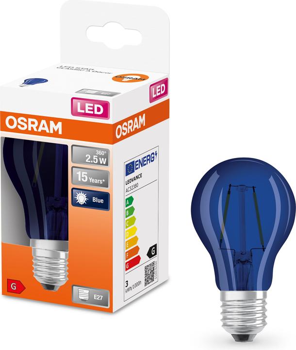 Actual product image Osram LED illuminant (E27, 2.50 W, 10 lm, 1 x, G)
