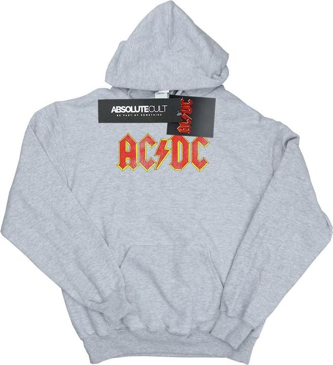 AC/DC Distressed Red Logo Hoodie