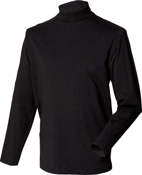 Produktbild Henbury RollkragenSweatshirt langärmlig hoher Baumwollanteil (L)